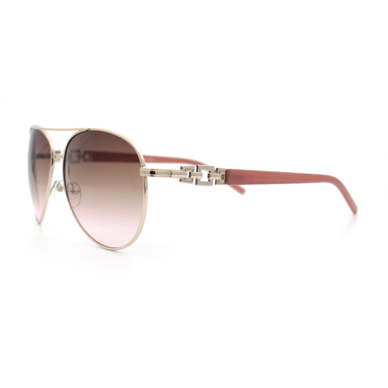 Womens Jewel Chain Arm Retro Tear Drop Pilots Sunglasses