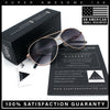 Womens Jewel Chain Arm Retro Tear Drop Pilots Sunglasses
