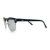 Polarized Photochromic Light Grey Lens Mens Iconic Half Rim Hipster Sunglasses