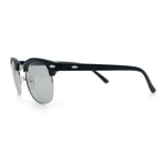 Polarized Photochromic Light Grey Lens Mens Iconic Half Rim Hipster Sunglasses