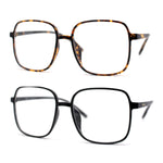 Womens Large Granny Ironic Plastic Blue Light Filter Computer Glasses