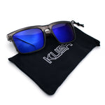 Premium Kush Polarized Keyhole Rectangle Sport Horn Rim Sunglasses