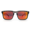 Premium Kush Polarized Keyhole Rectangle Sport Horn Rim Sunglasses