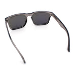 Premium Kush Polarized Keyhole Rectangle Sport Horn Rim Sunglasses