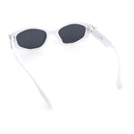 Womens Celtic Cross Motif Hinge Mod Geometric Cat Eye Sunglasses