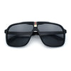 Mens Racer Mobster Fashion Oversize Sunglasses