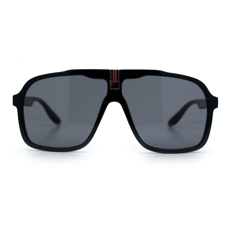 Mens Racer Mobster Fashion Oversize Sunglasses