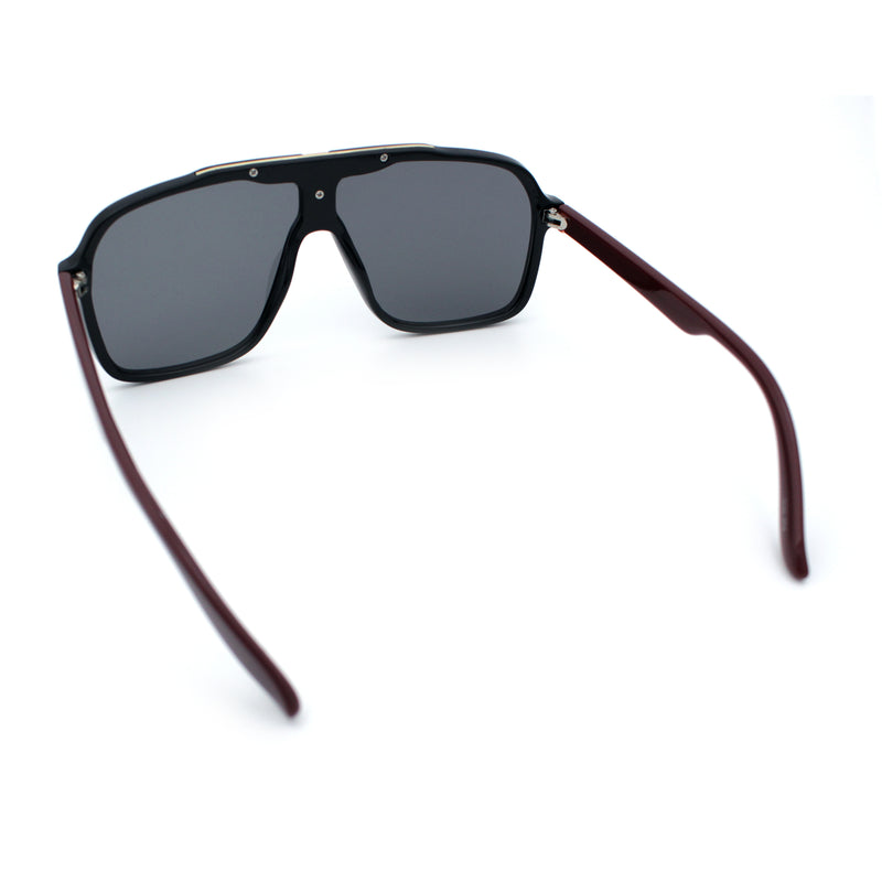 Mens Racer Mobster Fashion Oversize Sunglasses