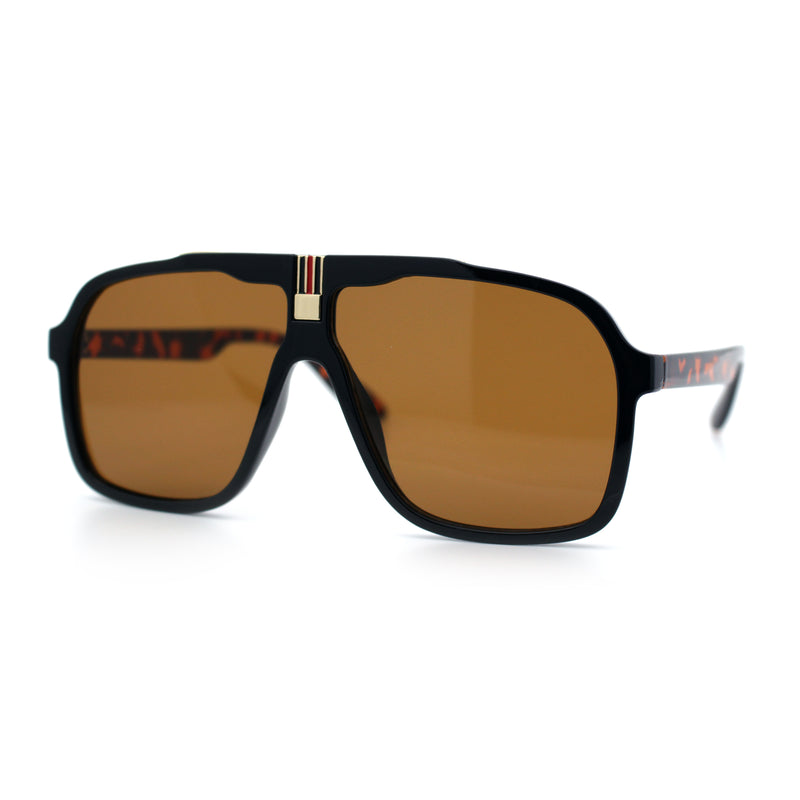 Mens Racer Mobster Fashion Oversize Sunglasses