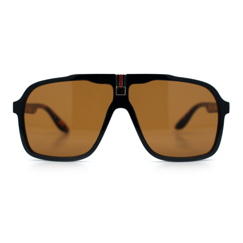 Mens Racer Mobster Fashion Oversize Sunglasses