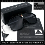 Mens Racer Mobster Fashion Oversize Sunglasses