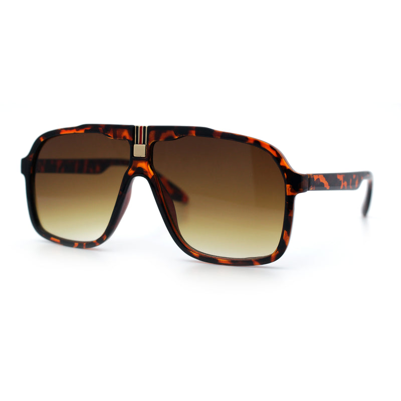Mens Racer Mobster Fashion Oversize Sunglasses