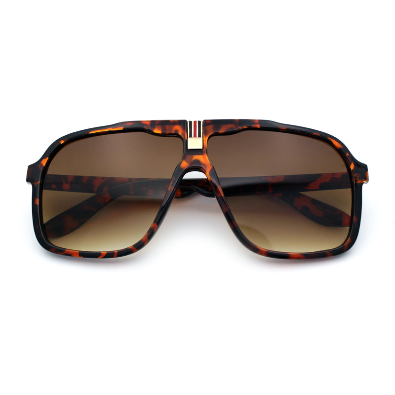 Mens Racer Mobster Fashion Oversize Sunglasses