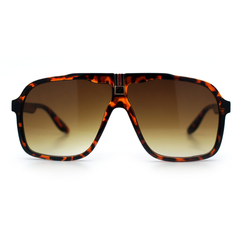 Mens Racer Mobster Fashion Oversize Sunglasses