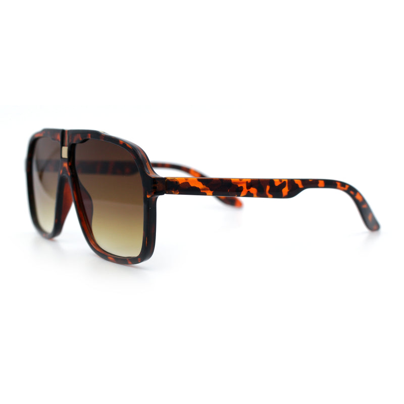 Mens Racer Mobster Fashion Oversize Sunglasses