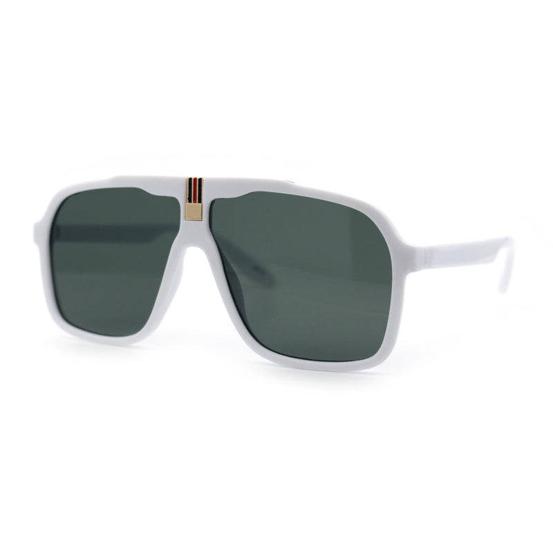 Mens Racer Mobster Fashion Oversize Sunglasses