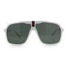 Mens Racer Mobster Fashion Oversize Sunglasses