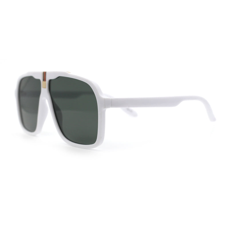 Mens Racer Mobster Fashion Oversize Sunglasses