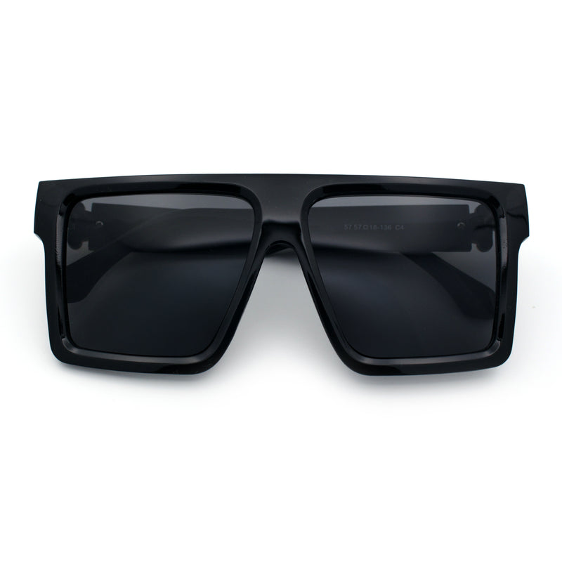 Squared Mobster Mafia Oversize Rectangular Sunglasses