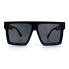 Squared Mobster Mafia Oversize Rectangular Sunglasses