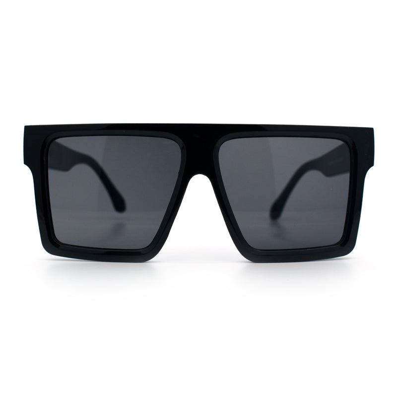 Squared Mobster Mafia Oversize Rectangular Sunglasses