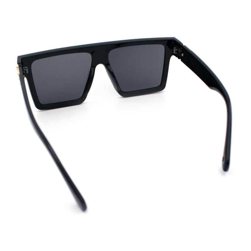Squared Mobster Mafia Oversize Rectangular Sunglasses