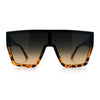 SA106 80s Flat Top Shield Robotic Plastic Sunglasses