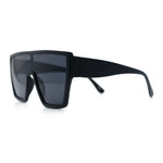 SA106 80s Flat Top Shield Robotic Plastic Sunglasses