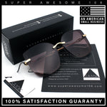 Polarized Womens 90s Glamour Butterfly Designer Sunglasses