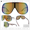 Extra Oversized Curved Shield Robotic 80s Sport Sunglasses