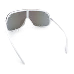 Extra Oversized Curved Shield Robotic 80s Sport Sunglasses