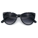 Womens Pearl Color Cat Eye Sunglasses