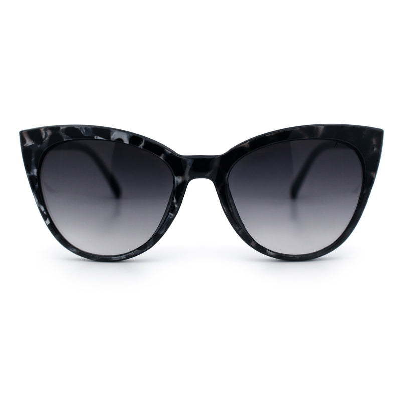 Womens Pearl Color Cat Eye Sunglasses