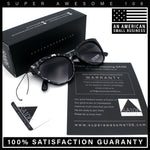 Womens Pearl Color Cat Eye Sunglasses