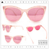 Womens Pearl Color Cat Eye Sunglasses