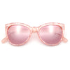 Womens Pearl Color Cat Eye Sunglasses