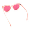 Womens Pearl Color Cat Eye Sunglasses