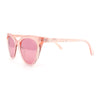 Womens Pearl Color Cat Eye Sunglasses