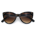 Womens Pearl Color Cat Eye Sunglasses