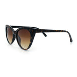 Womens Pearl Color Cat Eye Sunglasses