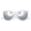 Womens Pearl Color Cat Eye Sunglasses