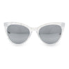 Womens Pearl Color Cat Eye Sunglasses