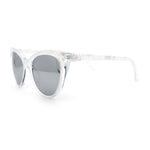 Womens Pearl Color Cat Eye Sunglasses