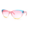 Girls Tie Dye Hippie Color Classic Cat Eye Sunglasses