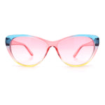 Girls Tie Dye Hippie Color Classic Cat Eye Sunglasses