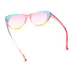 Girls Tie Dye Hippie Color Classic Cat Eye Sunglasses