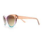 Girls Tie Dye Hippie Color Classic Cat Eye Sunglasses