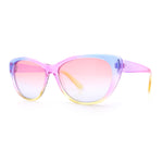 Girls Tie Dye Hippie Color Classic Cat Eye Sunglasses