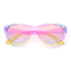 Girls Tie Dye Hippie Color Classic Cat Eye Sunglasses