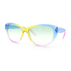 Girls Tie Dye Hippie Color Classic Cat Eye Sunglasses